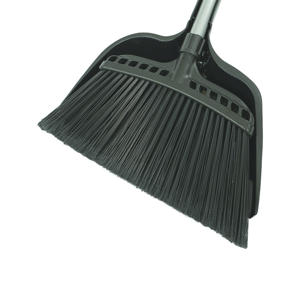 16 Jumbo" Commercial Angle Broom with 15" Dustpan