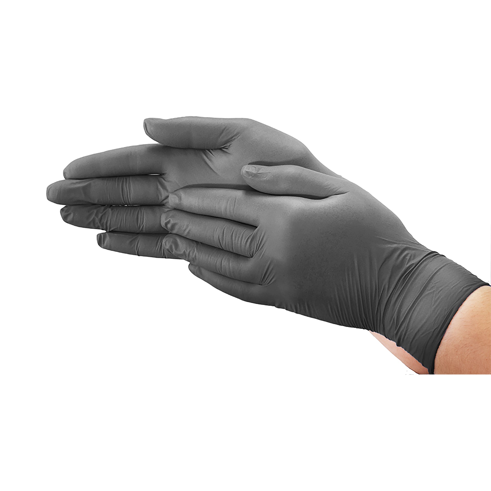 Vitrile - Vinyl/Nitrile Mix Gloves Powder Free 4mil Black X (10 boxes of 100)