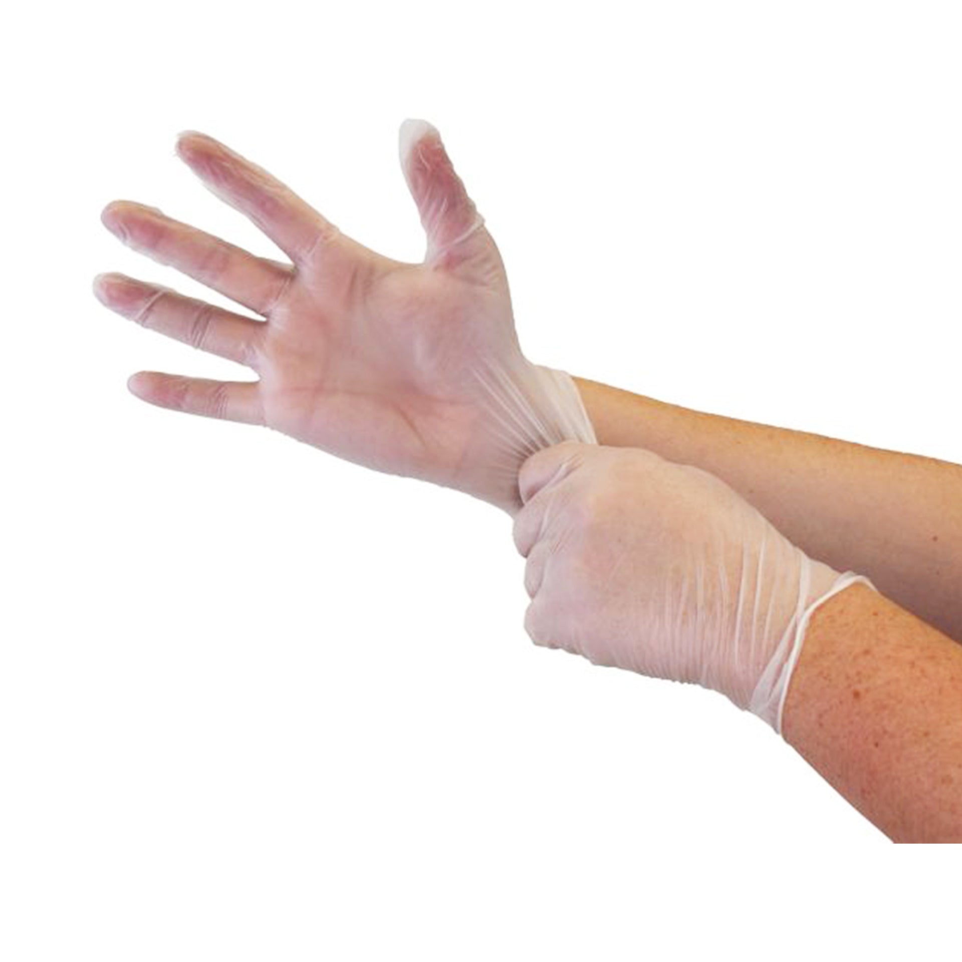 Vinyl Gloves Powder Free 4mil Clear Medical (10 boxes of 100)