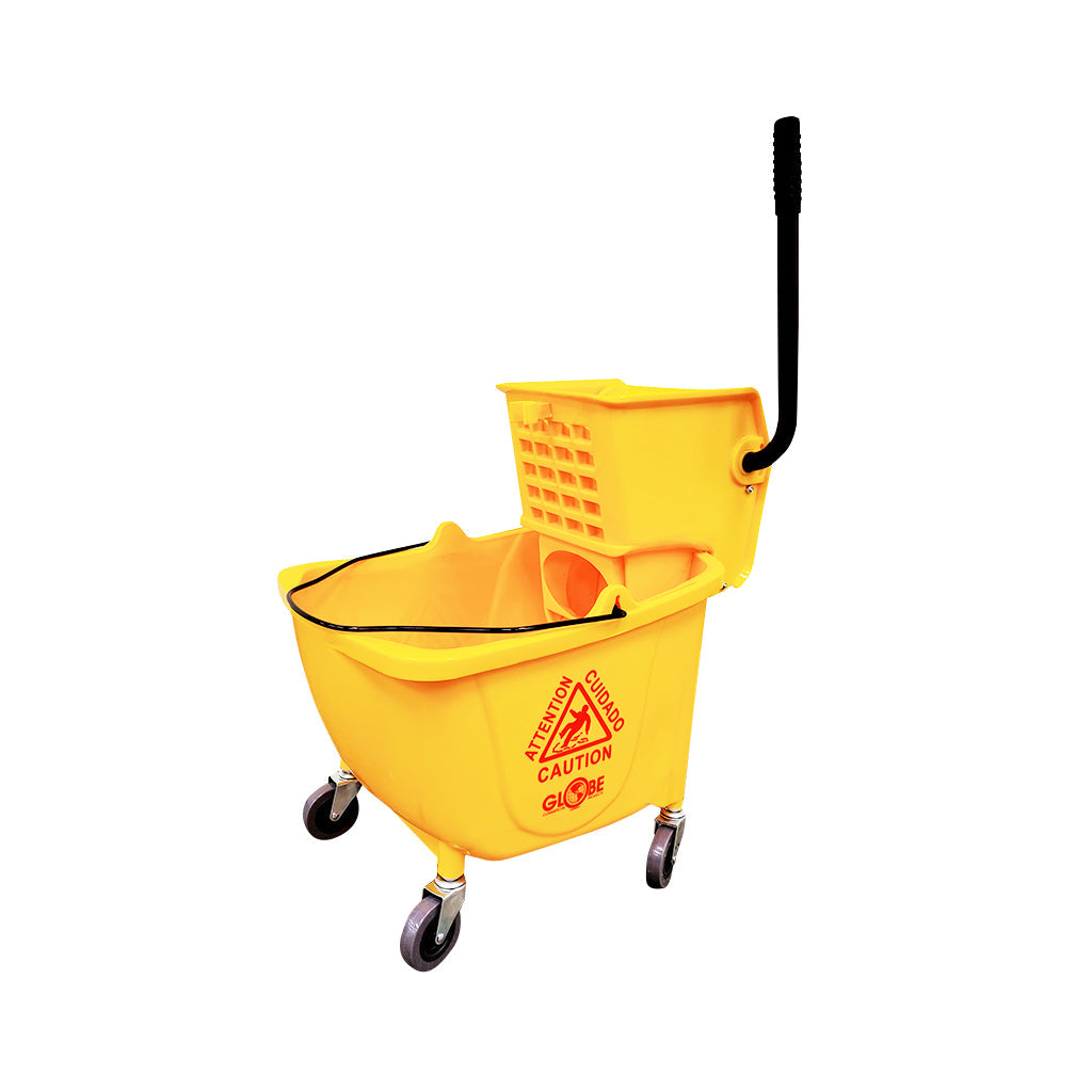 Sidepress Bucket and Wringer Yellow