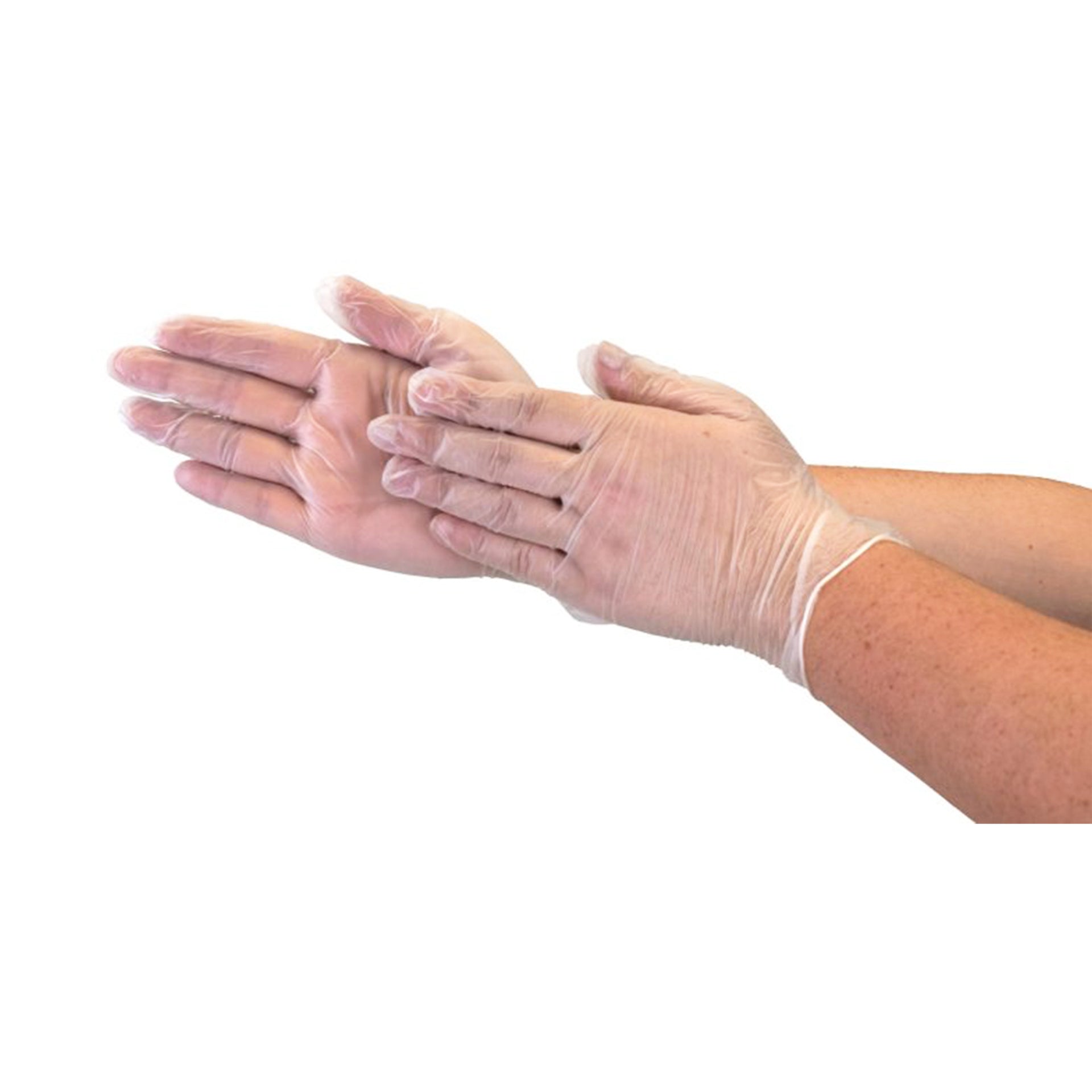 Vinyl Gloves Powder Free 4mil Clear Medical (10 boxes of 100)
