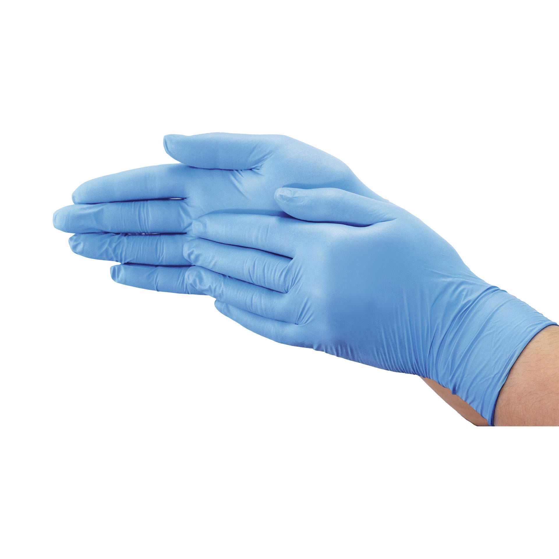 Vitrile - Vinyl/Nitrile Mix Gloves Powder Free 4mil Blue (10 boxes of 100)