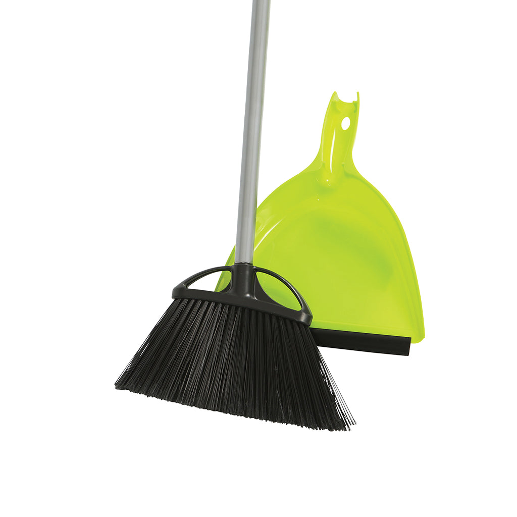 10" Angle Broom with 9" E-Z Clean Dustpan - Combo
