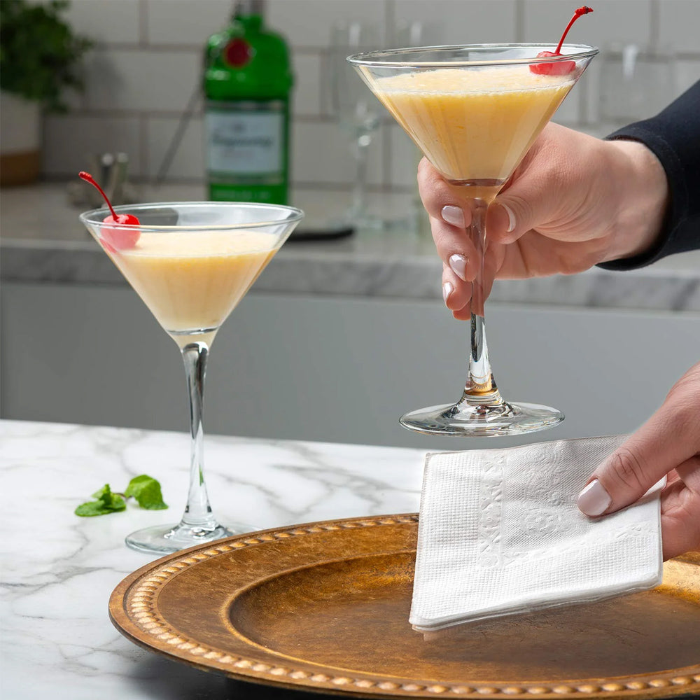 Cocktail Napkins 1-Ply 1/4 Fold 9"x 9" - 500 Count